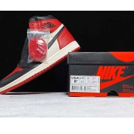 Jordan Air 1 Retro Bred High Toe OG 555088-610 0812